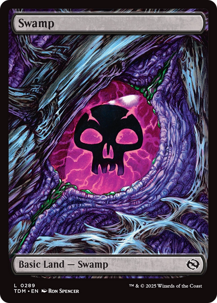 Swamp (0289) [Tarkir: Dragonstorm] | Dumpster Cat Games