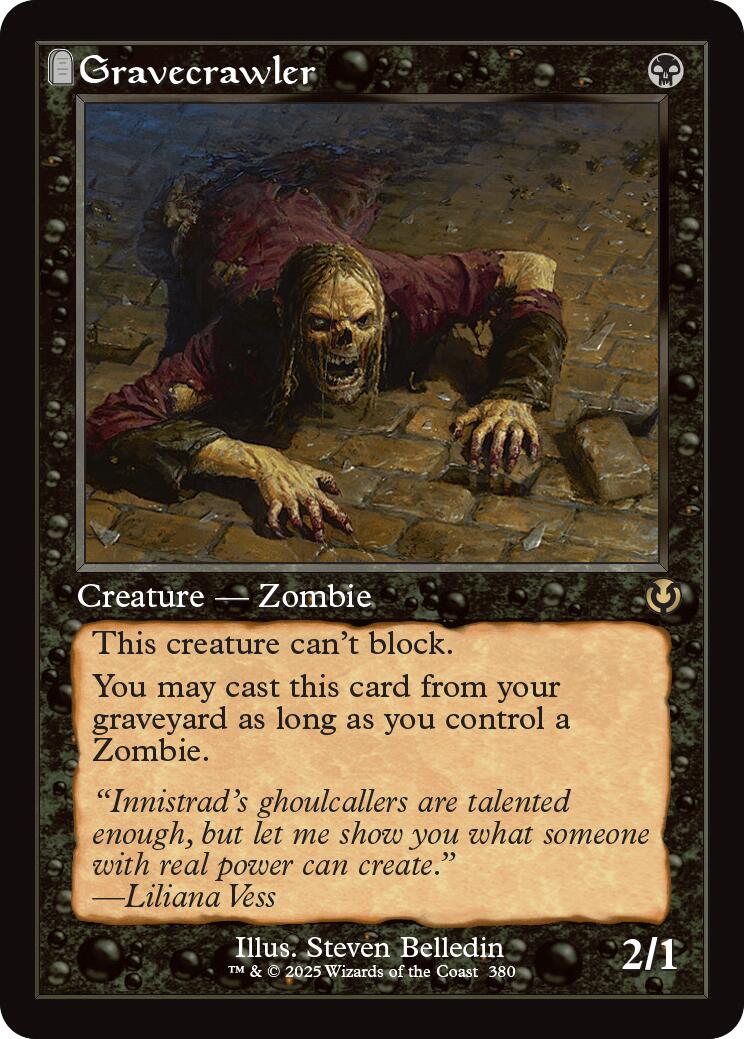 Gravecrawler (Retro Frame) [Innistrad Remastered] | Dumpster Cat Games