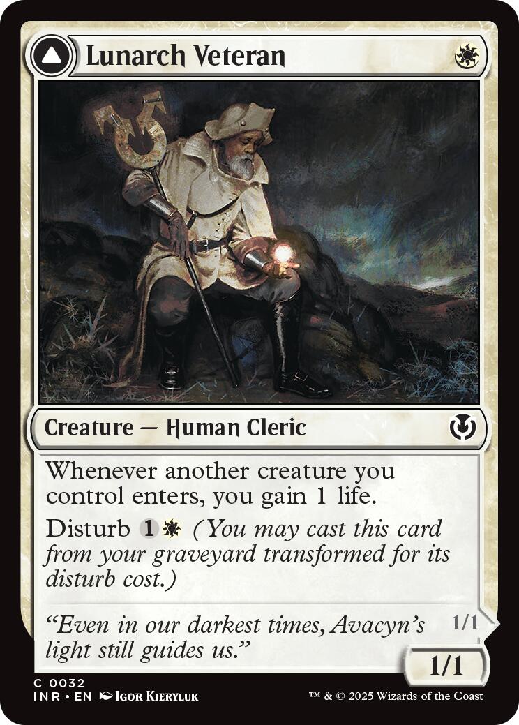 Lunarch Veteran // Luminous Phantom [Innistrad Remastered] | Dumpster Cat Games