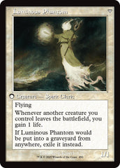 Lunarch Veteran // Luminous Phantom (Retro Frame) [Innistrad Remastered] | Dumpster Cat Games