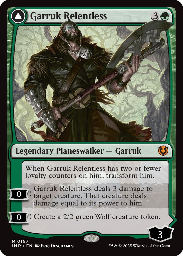 Garruk Relentless // Garruk, the Veil-Cursed [Innistrad Remastered] | Dumpster Cat Games
