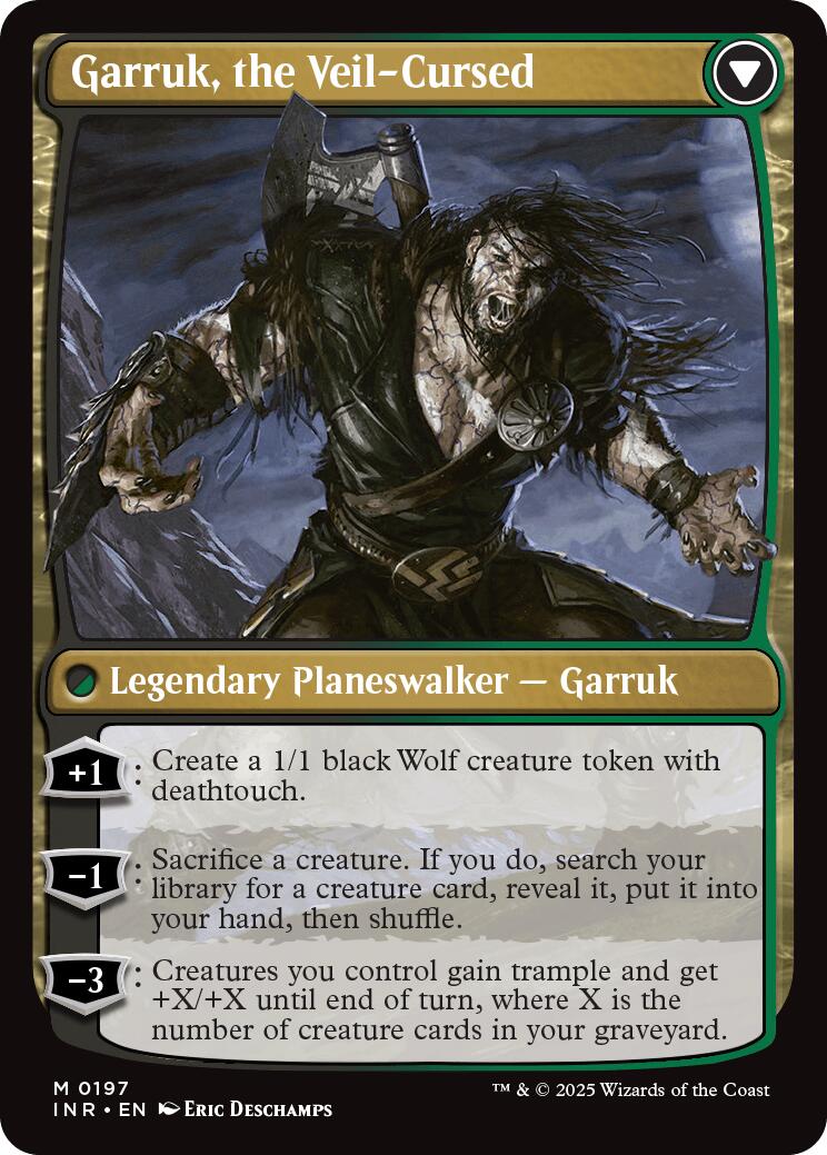 Garruk Relentless // Garruk, the Veil-Cursed [Innistrad Remastered] | Dumpster Cat Games