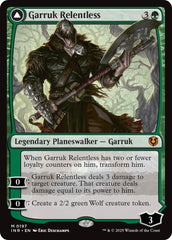 Garruk Relentless // Garruk, the Veil-Cursed [Innistrad Remastered] | Dumpster Cat Games