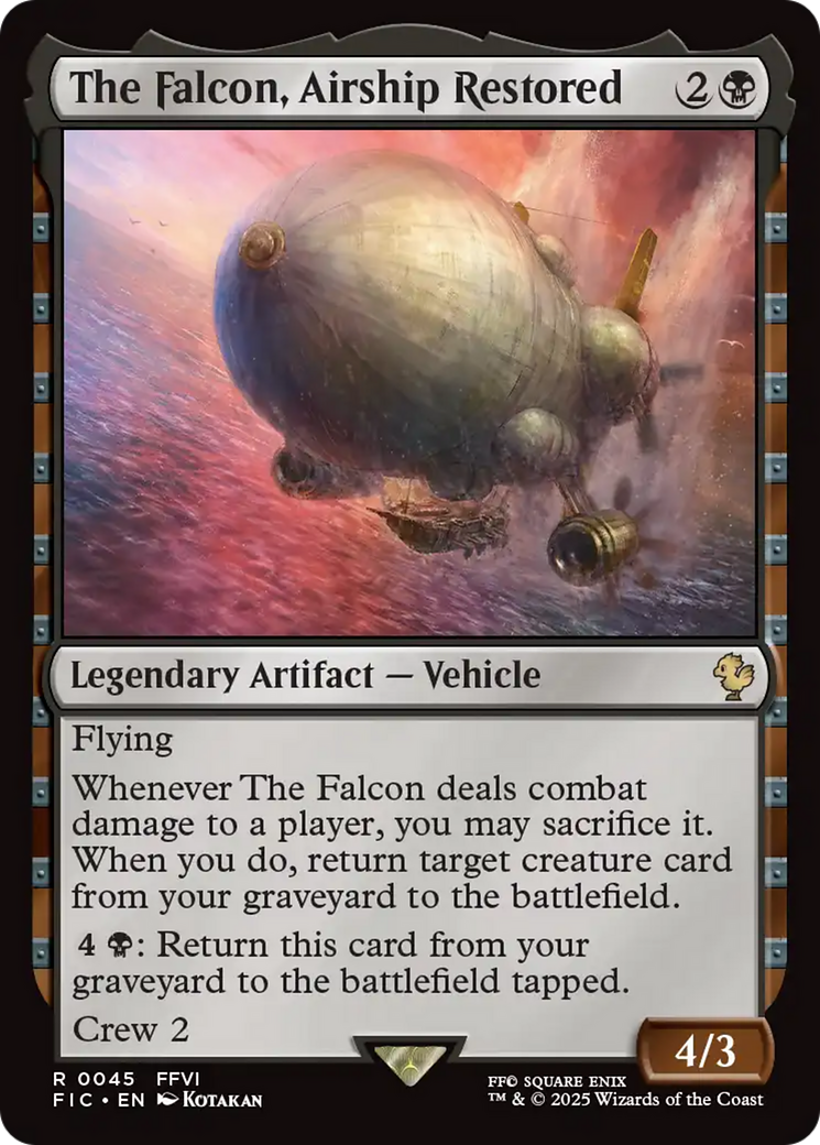 The Falcon, Airship Restored [FINAL FANTASY Commander] | Dumpster Cat Games