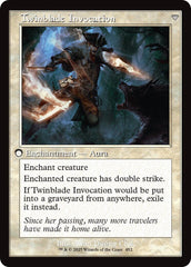 Twinblade Geist // Twinblade Invocation (Retro Frame) [Innistrad Remastered] | Dumpster Cat Games