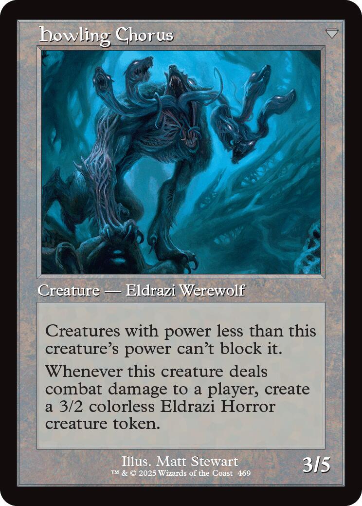 Shrill Howler // Howling Chorus (Retro Frame) [Innistrad Remastered] | Dumpster Cat Games