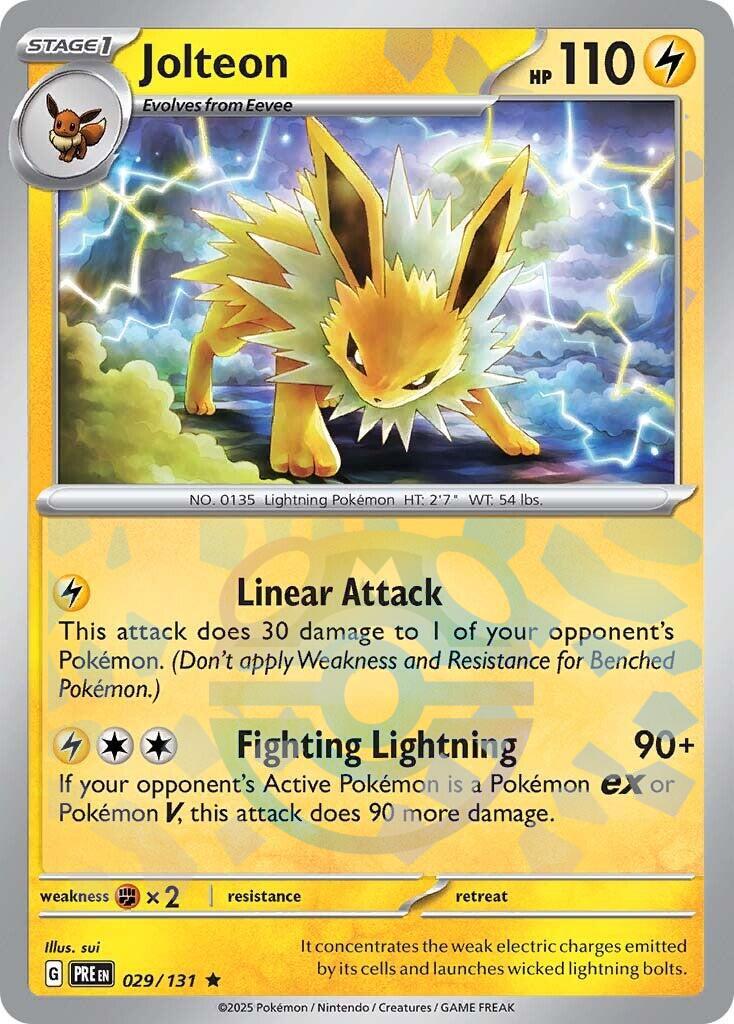 Jolteon (029/131) (Master Ball Pattern) [Scarlet & Violet: Prismatic Evolutions] | Dumpster Cat Games