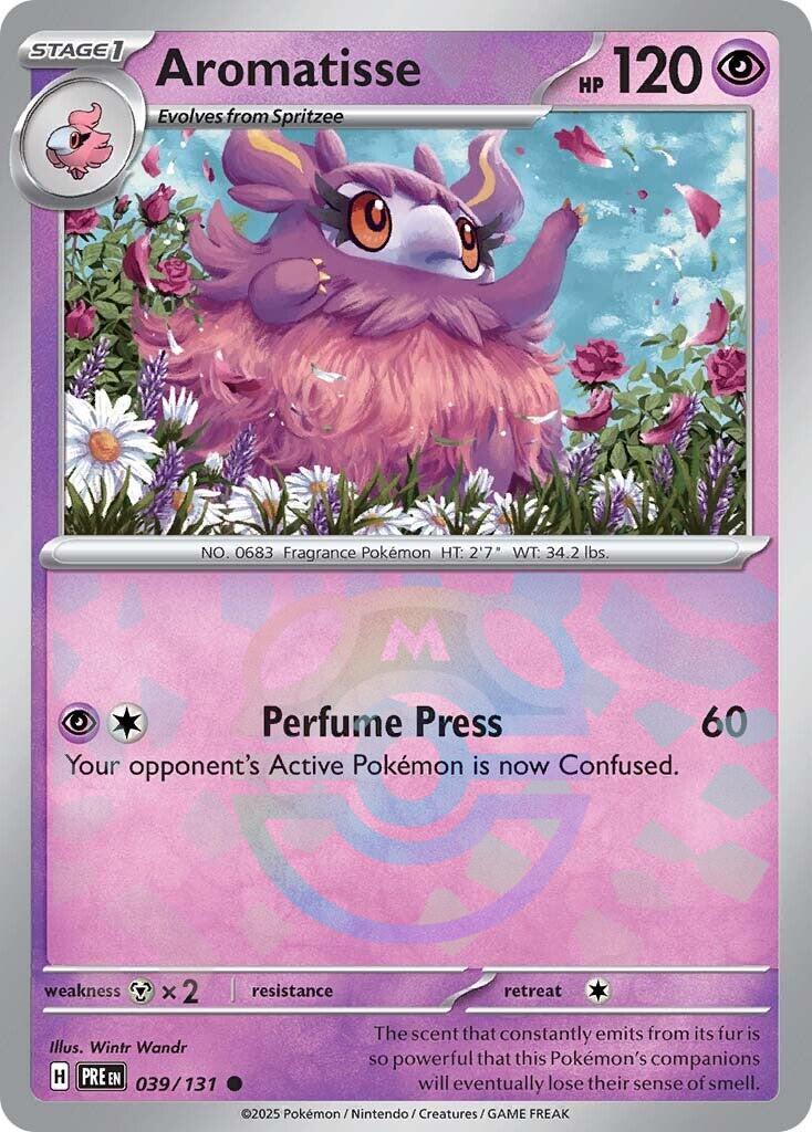 Aromatisse (039/131) (Master Ball Pattern) [Scarlet & Violet: Prismatic Evolutions] | Dumpster Cat Games