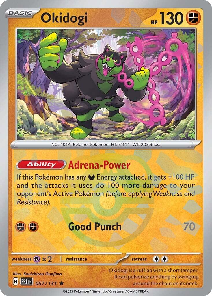 Okidogi (057/131) (Master Ball Pattern) [Scarlet & Violet: Prismatic Evolutions] | Dumpster Cat Games