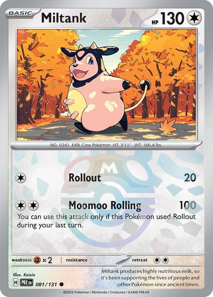 Miltank (081/131) (Master Ball Pattern) [Scarlet & Violet: Prismatic Evolutions] | Dumpster Cat Games