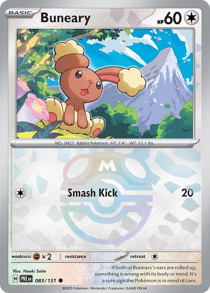 Buneary (083/131) (Master Ball Pattern) [Scarlet & Violet: Prismatic Evolutions] | Dumpster Cat Games