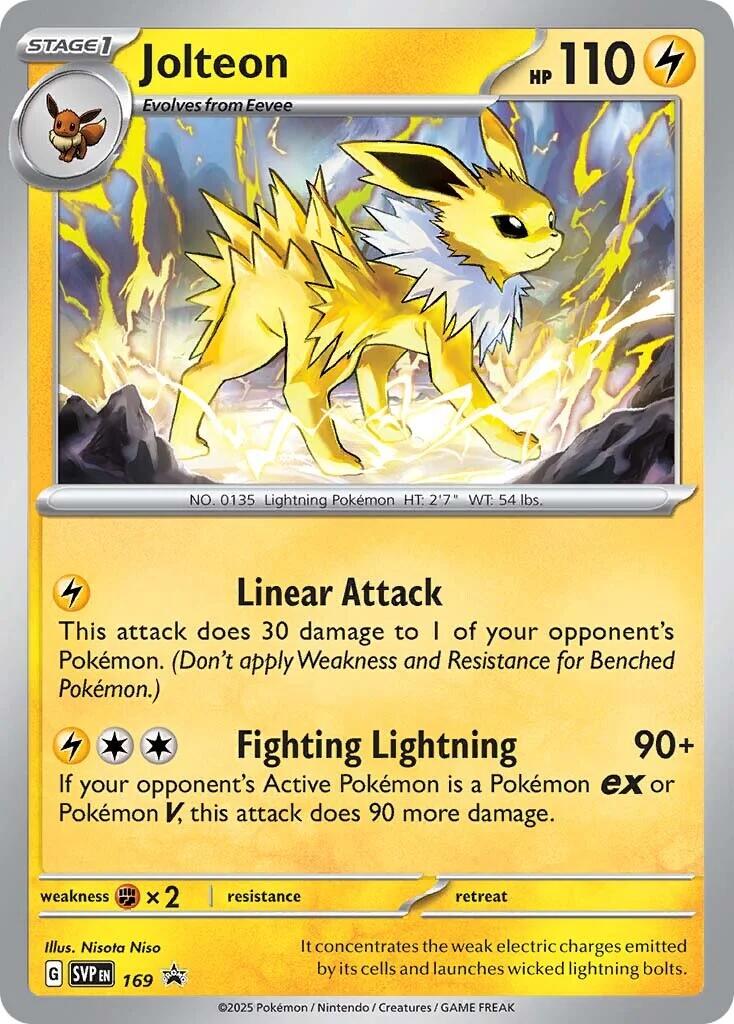 Jolteon (SVP169) [Scarlet & Violet: Black Star Promos] | Dumpster Cat Games