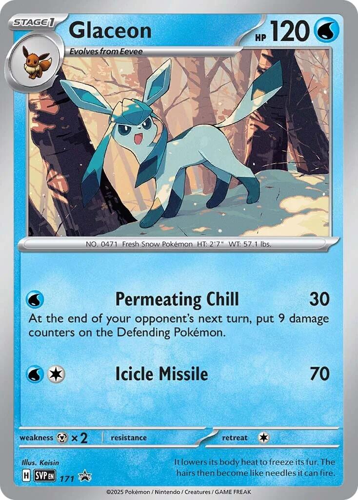 Glaceon (SVP171) [Scarlet & Violet: Black Star Promos] | Dumpster Cat Games
