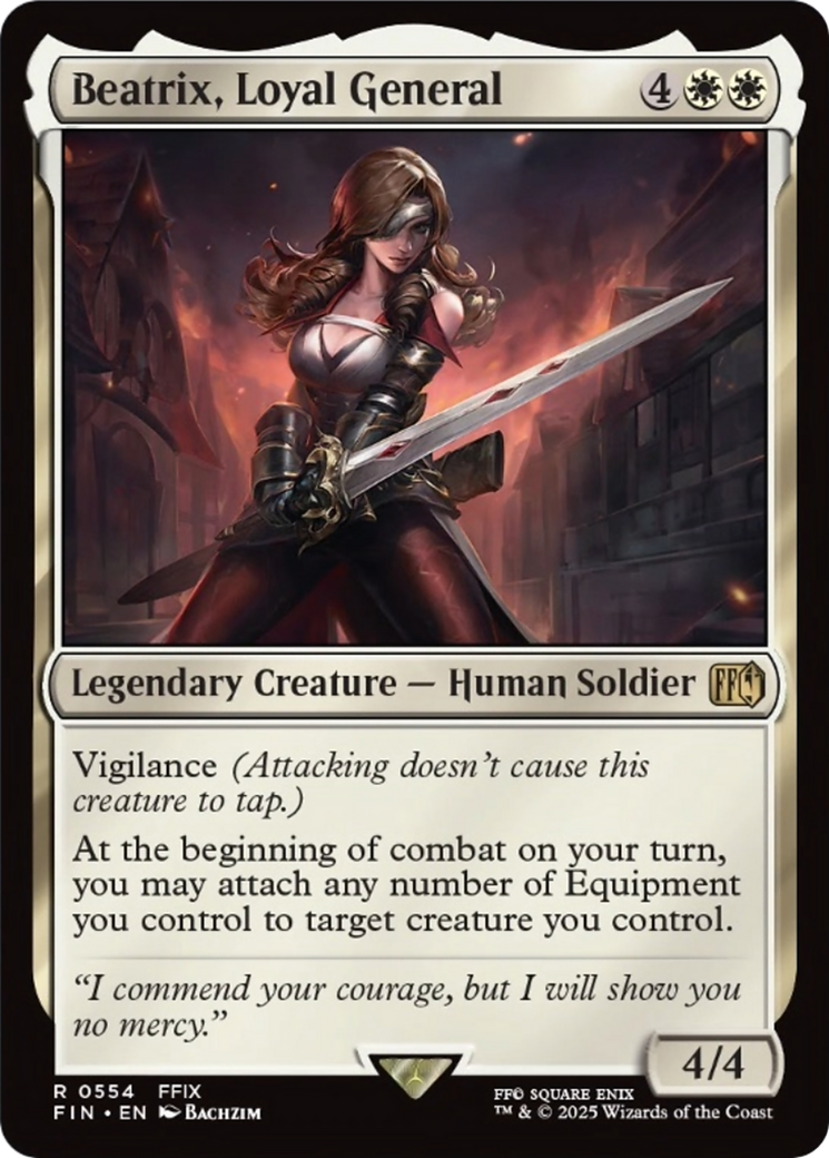 Beatrix, Loyal General [FINAL FANTASY] | Dumpster Cat Games