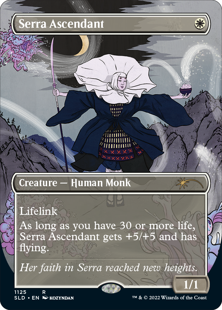 Serra Ascendant (Borderless) [Secret Lair Drop Series] | Dumpster Cat Games