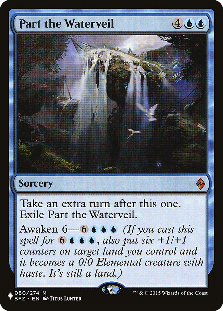 Part the Waterveil [The List] | Dumpster Cat Games
