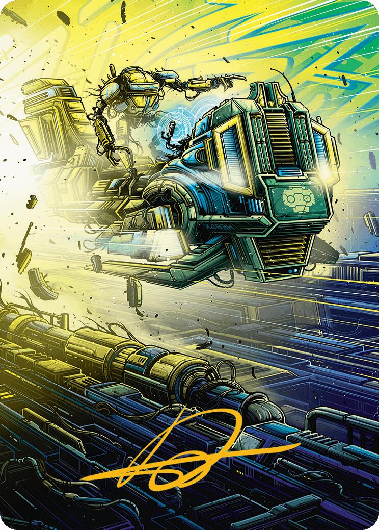 Guidelight Pathmaker Art Card (Gold-Stamped Signature) [Aetherdrift Art Series] | Dumpster Cat Games