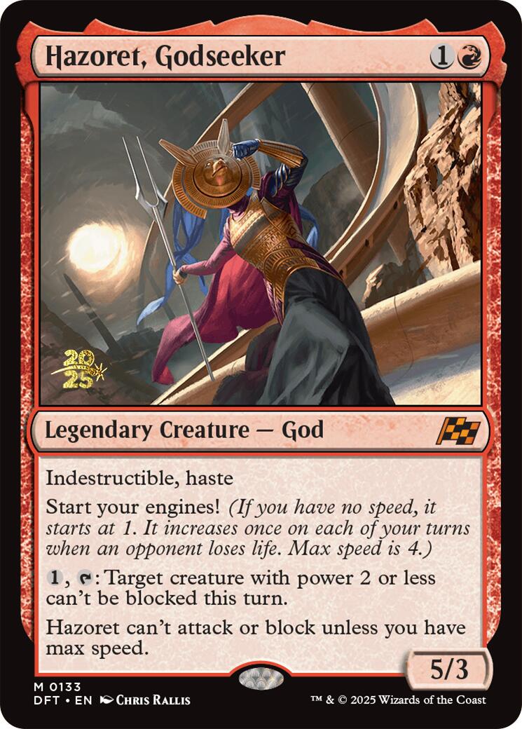 Hazoret, Godseeker [Aetherdrift Prerelease Promos] | Dumpster Cat Games