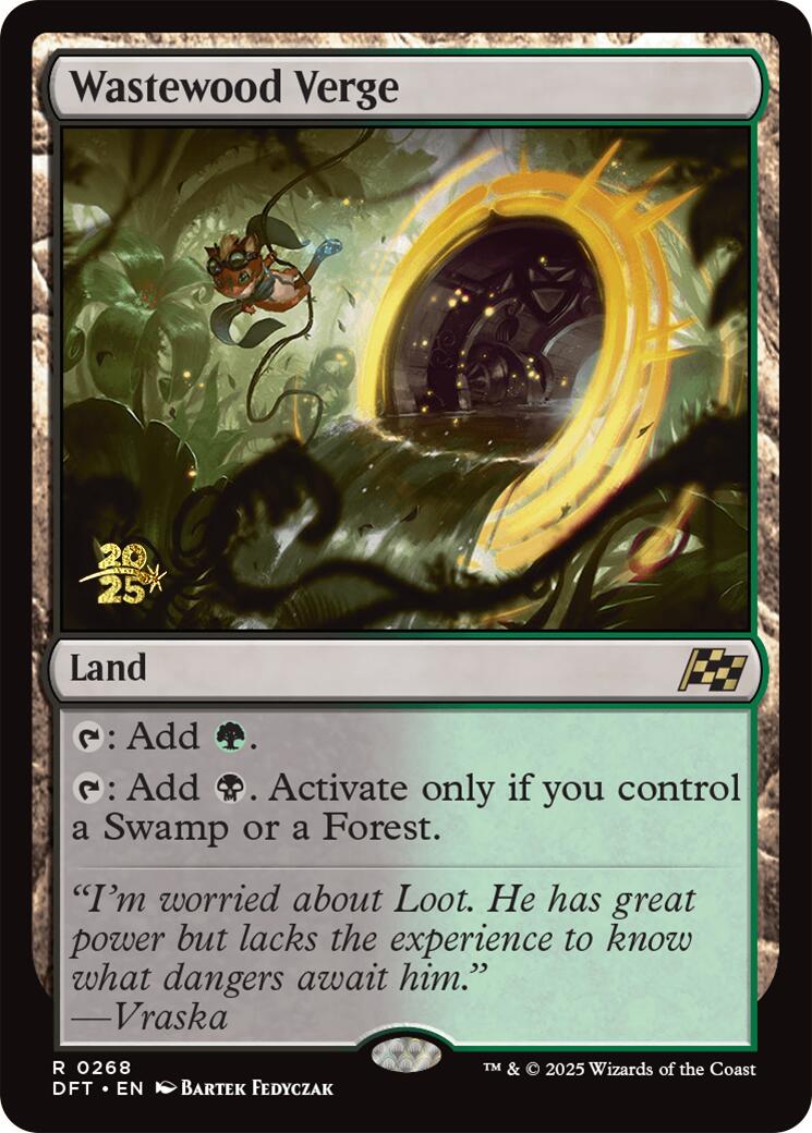 Wastewood Verge [Aetherdrift Prerelease Promos] | Dumpster Cat Games