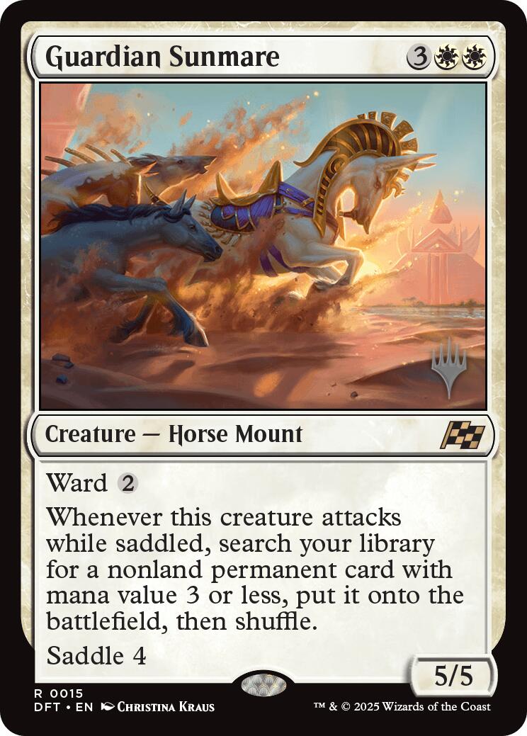 Guardian Sunmare (Promo Pack) [Aetherdrift Promos] | Dumpster Cat Games