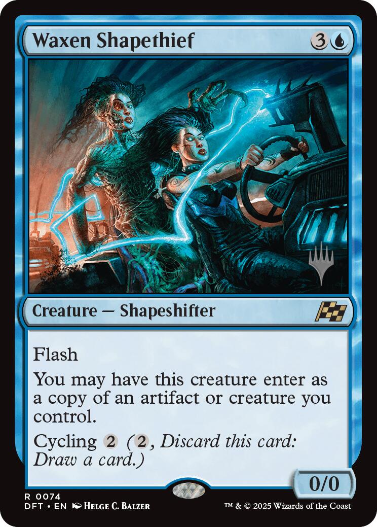 Waxen Shapethief (Promo Pack) [Aetherdrift Promos] | Dumpster Cat Games