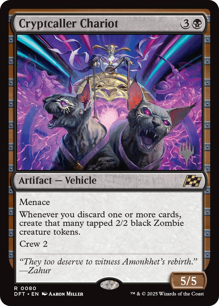 Cryptcaller Chariot (Promo Pack) [Aetherdrift Promos] | Dumpster Cat Games
