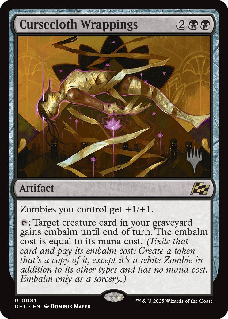 Cursecloth Wrappings (Promo Pack) [Aetherdrift Promos] | Dumpster Cat Games