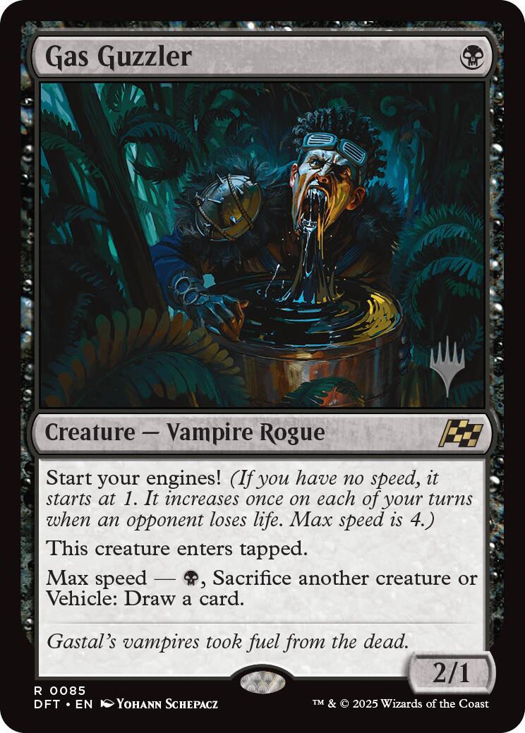 Gas Guzzler (Promo Pack) [Aetherdrift Promos] | Dumpster Cat Games