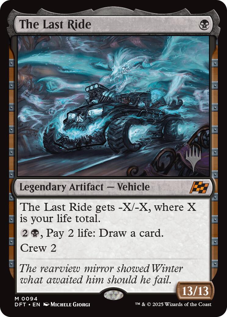 The Last Ride (Promo Pack) [Aetherdrift Promos] | Dumpster Cat Games