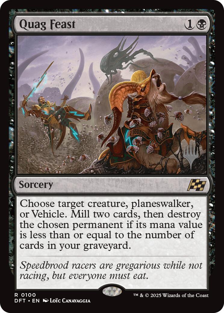 Quag Feast (Promo Pack) [Aetherdrift Promos] | Dumpster Cat Games