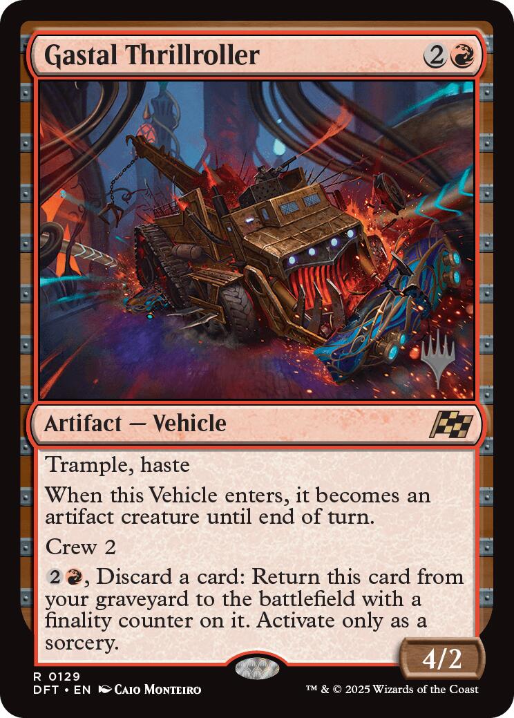 Gastal Thrillroller (Promo Pack) [Aetherdrift Promos] | Dumpster Cat Games