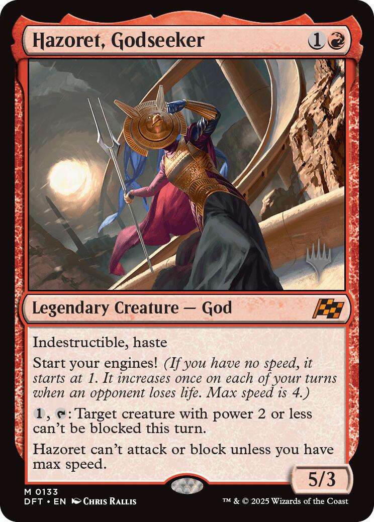 Hazoret, Godseeker (Promo Pack) [Aetherdrift Promos] | Dumpster Cat Games