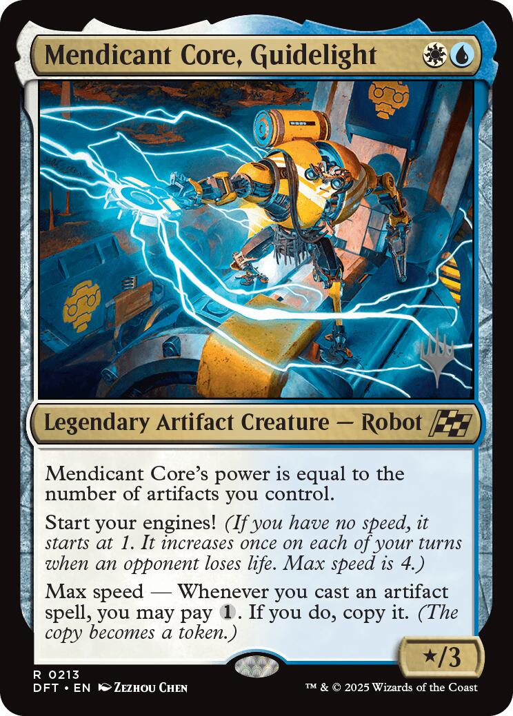 Mendicant Core, Guidelight (Promo Pack) [Aetherdrift Promos] | Dumpster Cat Games