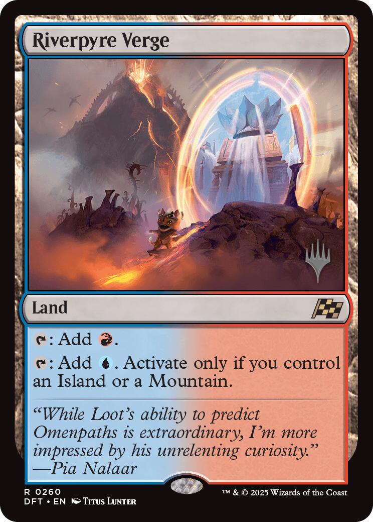 Riverpyre Verge (Promo Pack) [Aetherdrift Promos] | Dumpster Cat Games