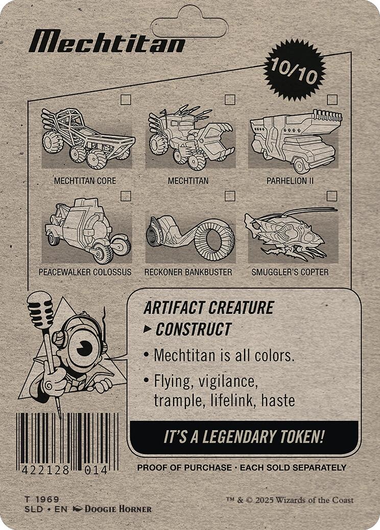 Mechtitan Token [Secret Lair Drop Series] | Dumpster Cat Games