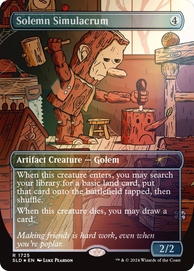 Solemn Simulacrum (1725) (Rainbow Foil) [Secret Lair Drop Series] | Dumpster Cat Games