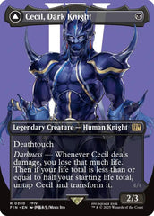 Cecil, Dark Knight // Cecil, Redeemed Paladin (Borderless) [FINAL FANTASY] | Dumpster Cat Games