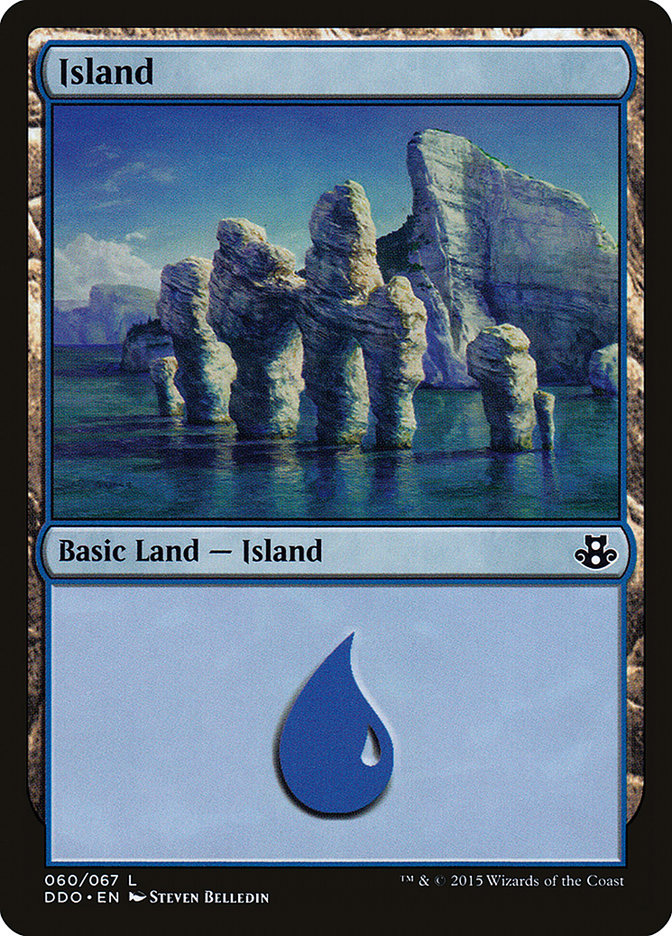 Island (60) [Duel Decks: Elspeth vs. Kiora] | Dumpster Cat Games
