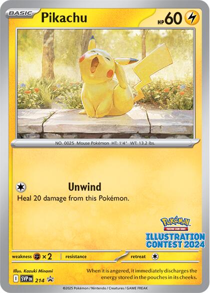 Pikachu (214) [Scarlet & Violet: Black Star Promos] | Dumpster Cat Games