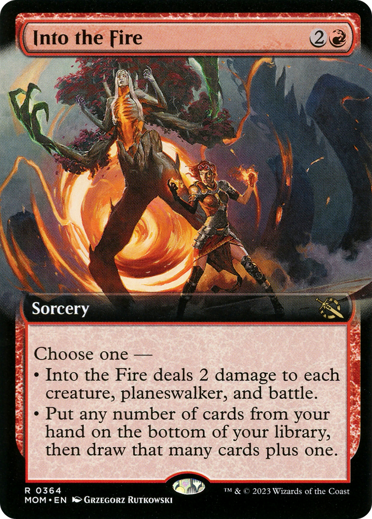 Into the Fire (Extended Art) [March of the Machine] | Dumpster Cat Games