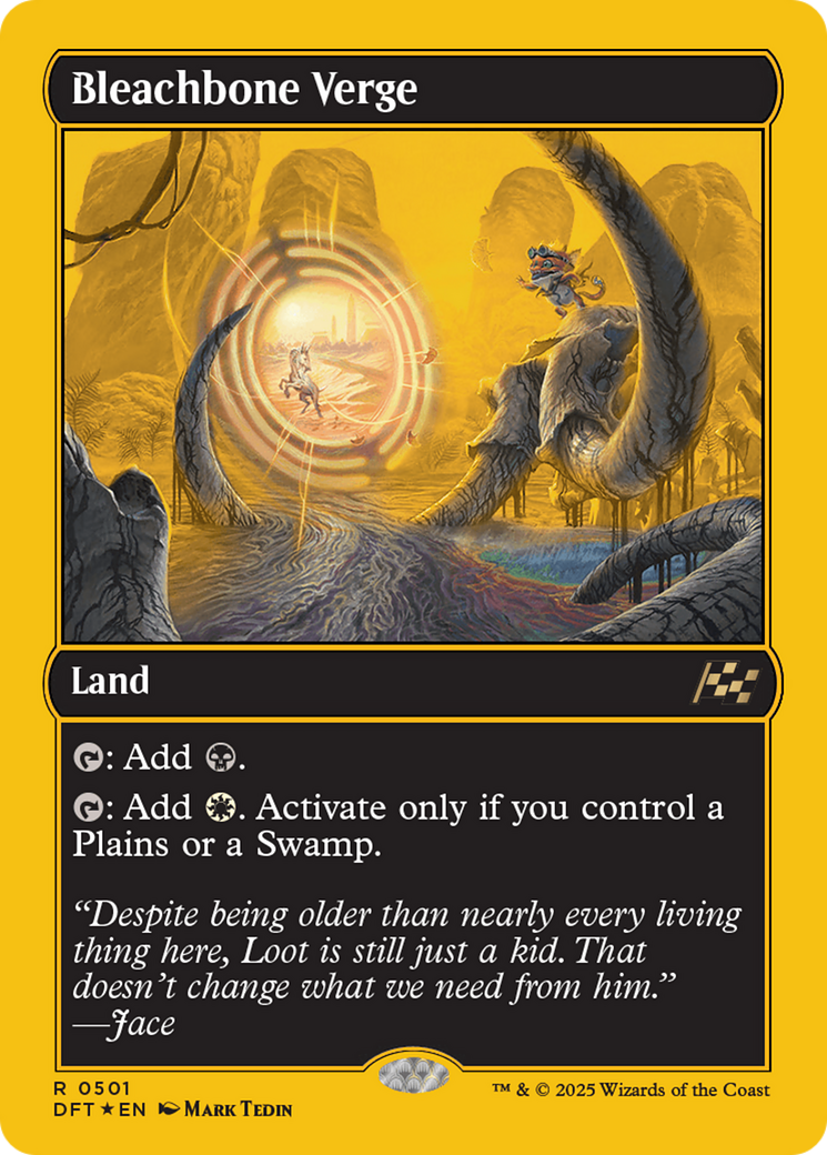 Bleachbone Verge (First-Place Foil) [Aetherdrift] | Dumpster Cat Games