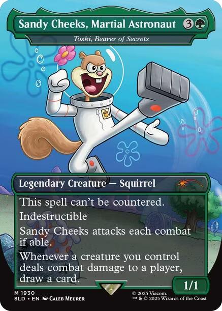 Sandy Cheeks, Martial Astronaut - Toski, Bearer of Secrets [Secret Lair Drop Series] | Dumpster Cat Games