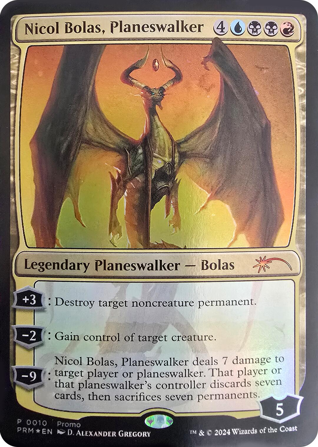 Nicol Bolas, Planeswalker [Media Promos] | Dumpster Cat Games