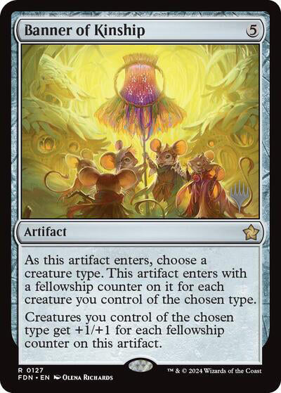 Banner of Kinship (Promo Pack) [Foundations Promos] | Dumpster Cat Games
