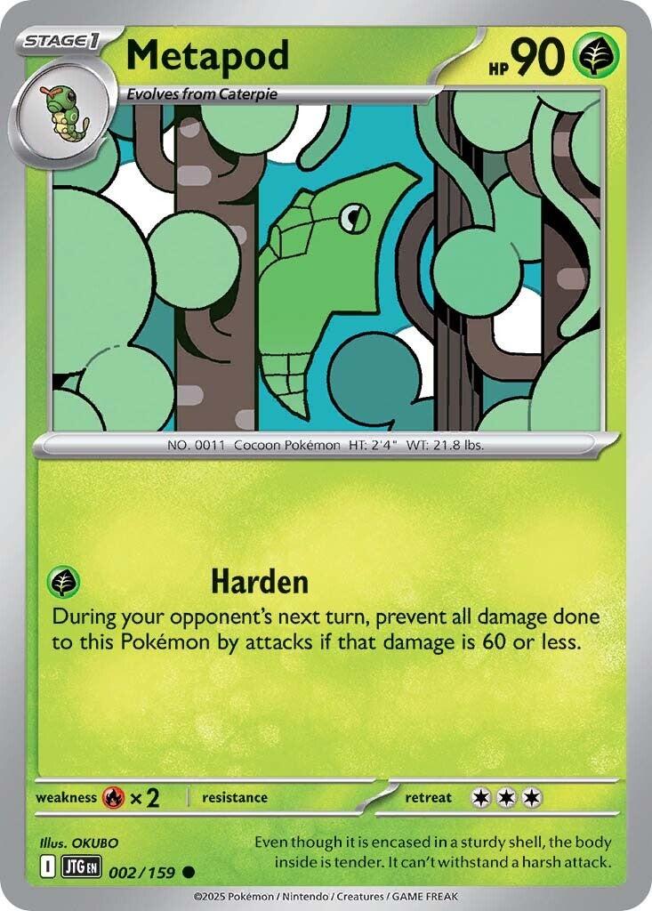 Metapod (002/159) [Scarlet & Violet: Journey Together] | Dumpster Cat Games