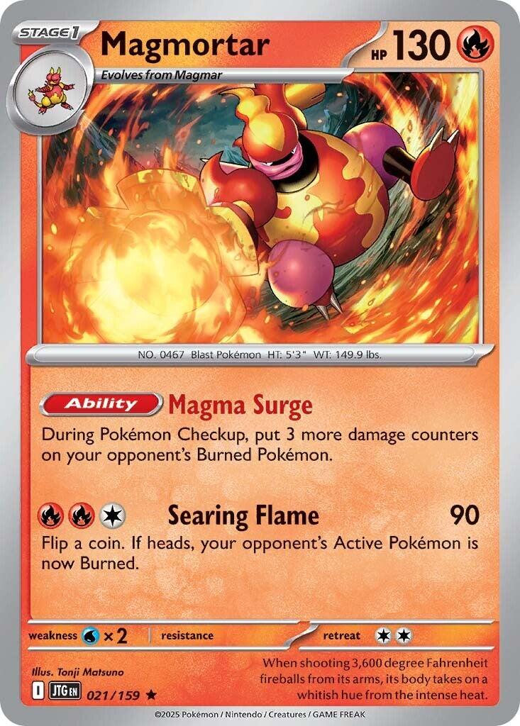 Magmortar (021/159) [Scarlet & Violet: Journey Together] | Dumpster Cat Games