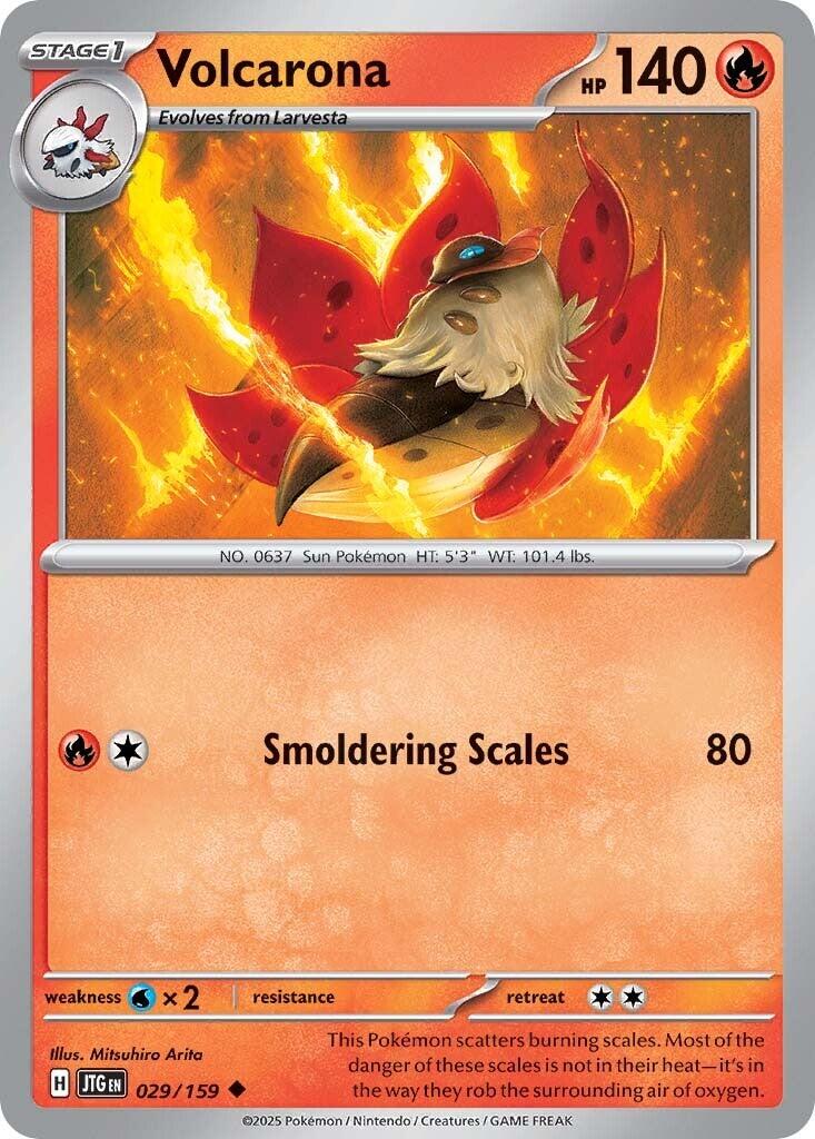 Volcarona (029/159) [Scarlet & Violet: Journey Together] | Dumpster Cat Games