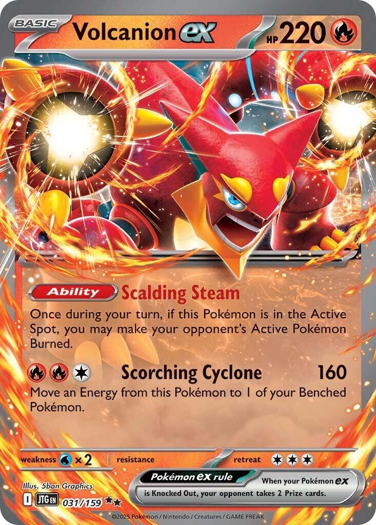 Volcanion ex (031/159) [Scarlet & Violet: Journey Together] | Dumpster Cat Games