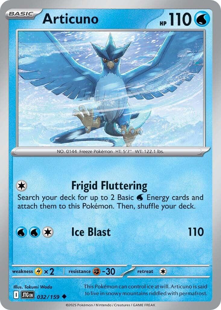 Articuno (032/159) [Scarlet & Violet: Journey Together] | Dumpster Cat Games