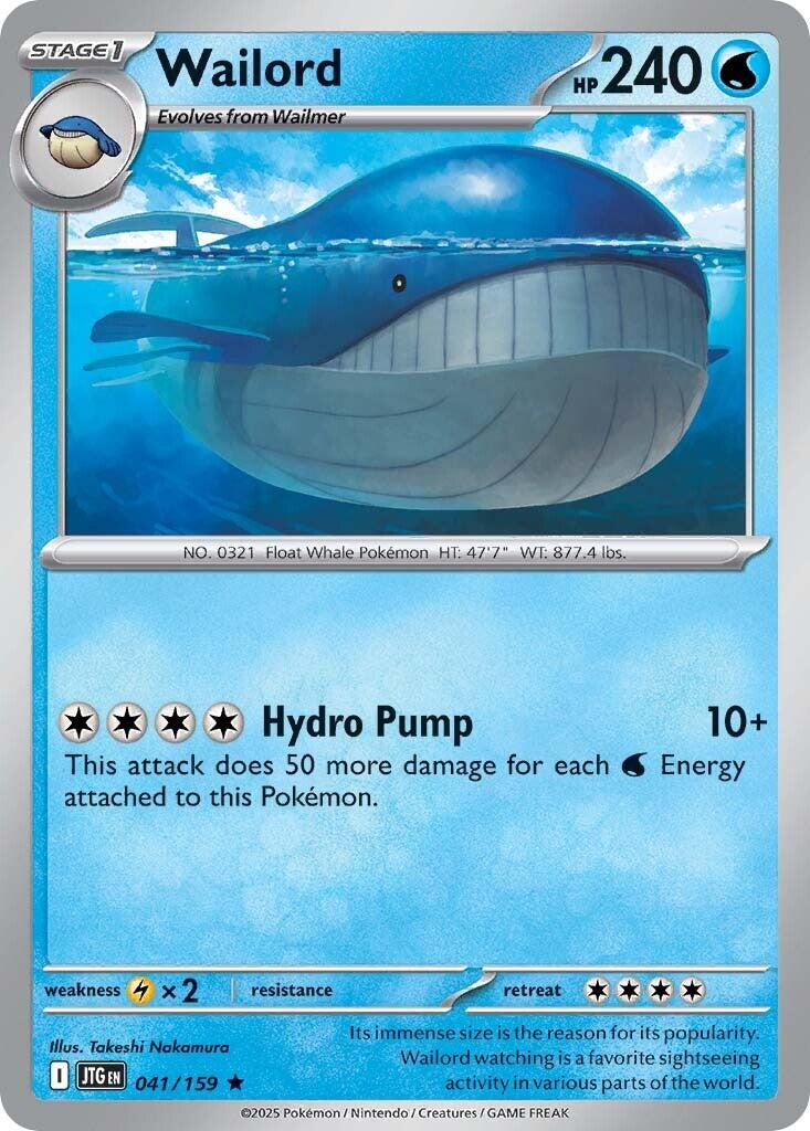 Wailord (041/159) [Scarlet & Violet: Journey Together] | Dumpster Cat Games